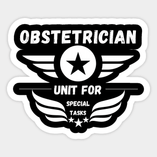 Obstetrician Unit for Special Tasks Sticker